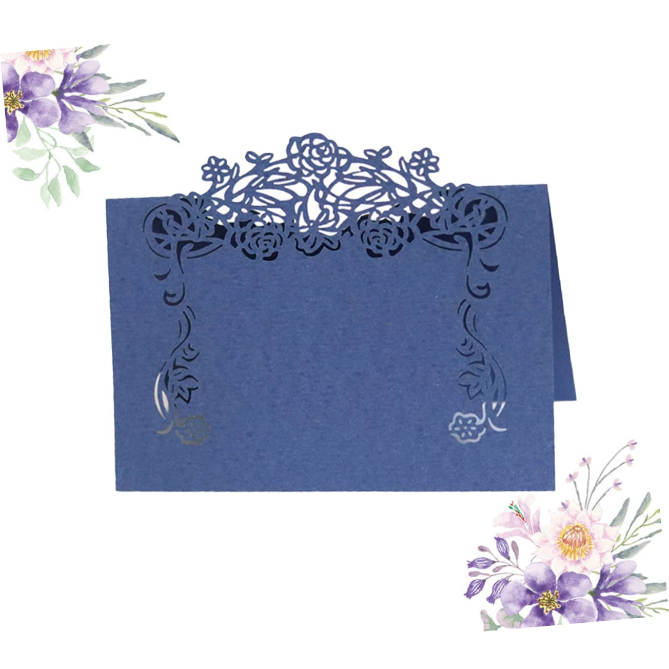 150stücke Elegante Platzkarten Für Hochzeiten Stilvolle Europäische Tischkarten Aus Papier Blau Für Festliche Anlässe Für Hochzeiten Geburtstagsfeiern Bankette Und Mehr