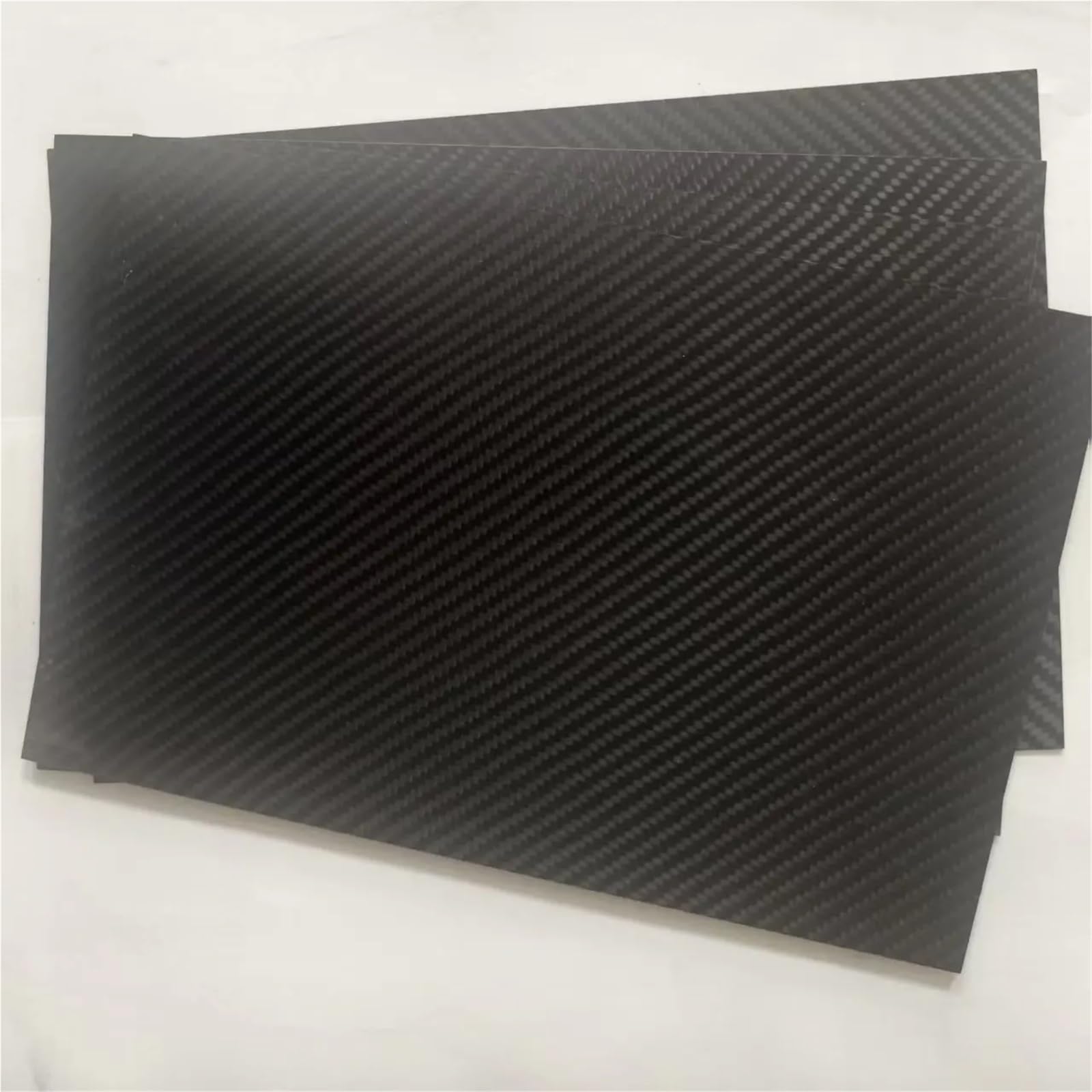 Carbonfaserplatten 2 STÜCKE 100 x250mm Kohlefaserplatte Plattenplatten Hohe Verbundhärte Material 0,5mm 1mm 2mm 3mm 4mm Dicke for RC für Heimwerker(Chocolate)