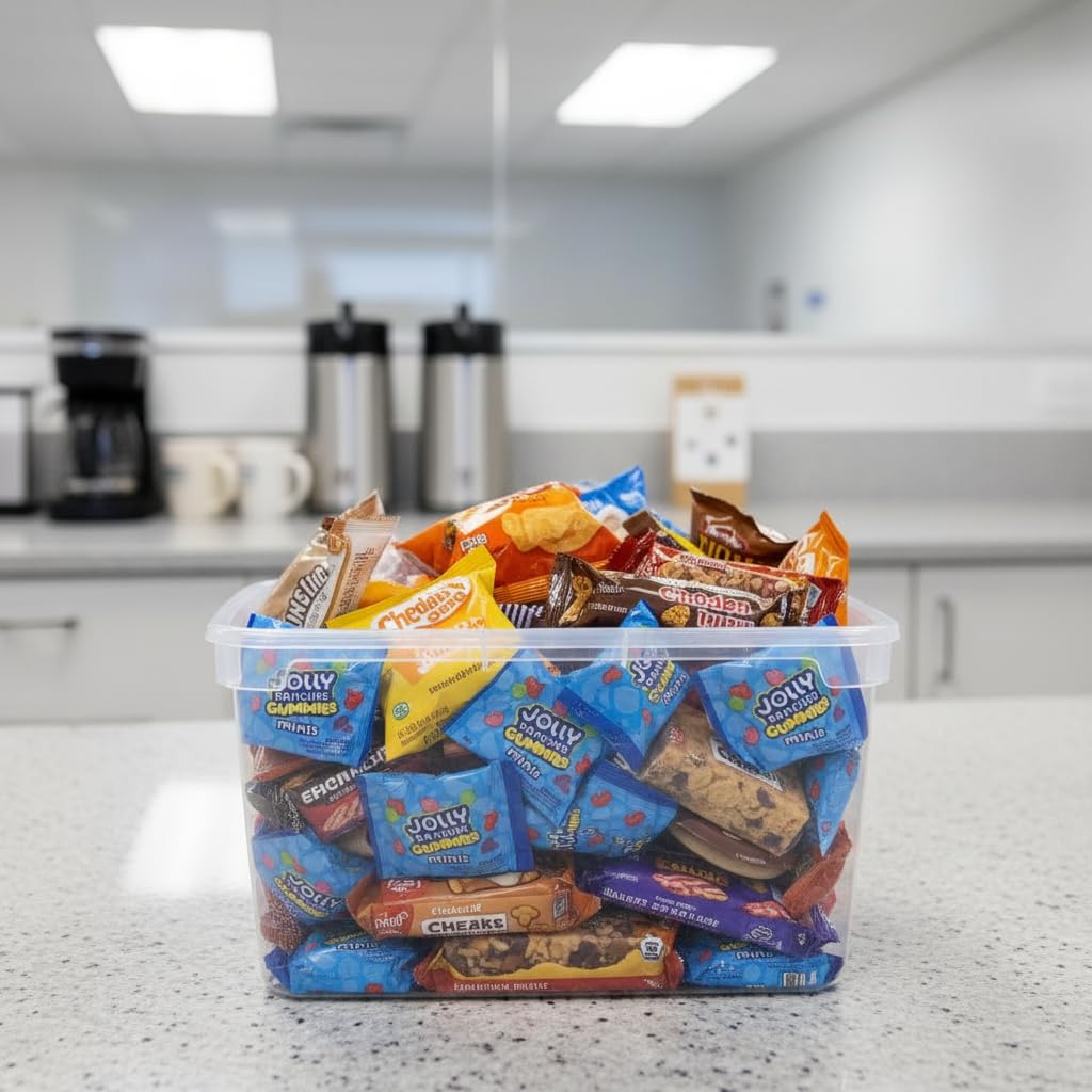 Jolly Ranchers Gummies Bulk Candy 25 Mini Packs - JollyRancher Gummies Original Minis Individually Wrapped Candy - Assorted Fruit Flavored JollyRancher Gummy Candy Bulk Pack (25 Count)