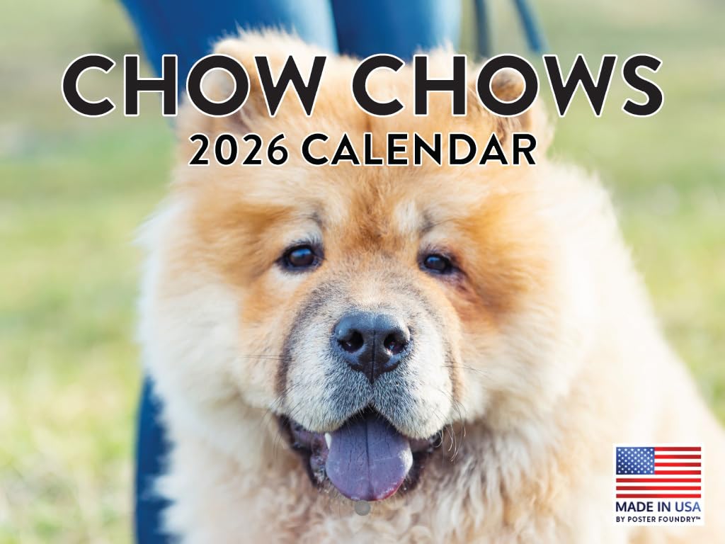 Chow Chow Calendar 2026 Wall — image 1