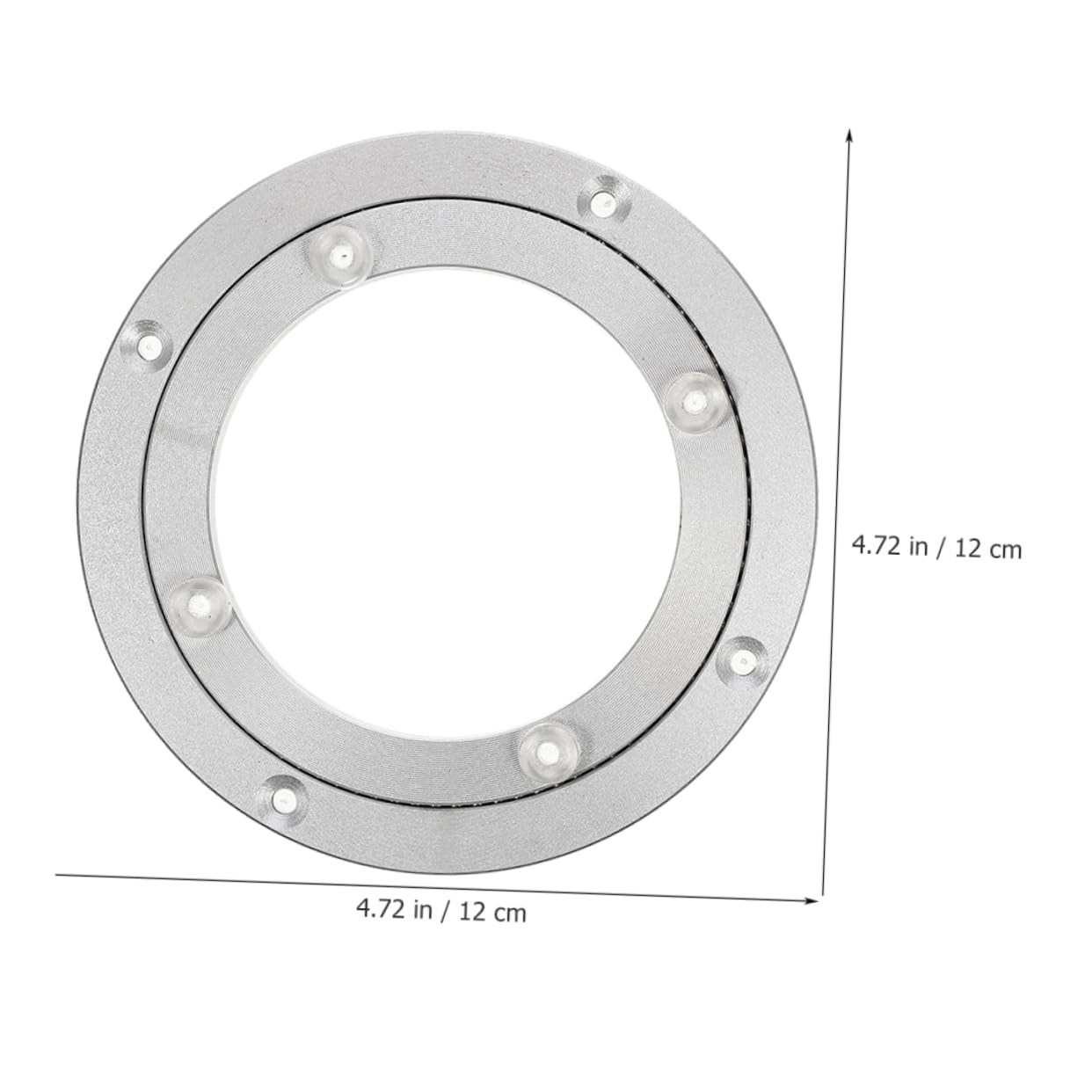 Garneck Dining Table Bearing Heavy Duty Round Turntable Aluminum Alloy Swivel Base
