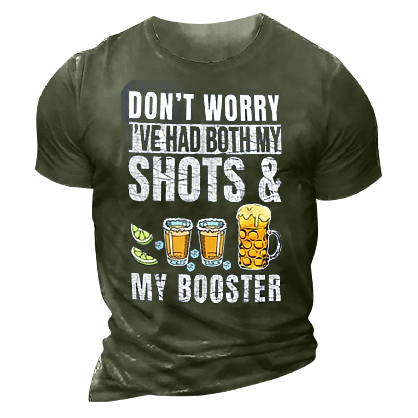 Men Summer Blouse Tops Comfortable V Neck Button Short Sleeve Printed Tees Casual Slim Fit 2023 Fashion T Shirts