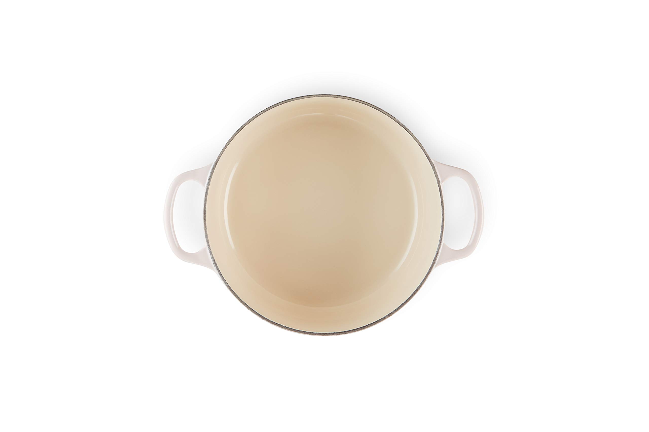 Le Creuset Cocotte Signature en Fonte Émaillée avec Couvercle, Ø 24 cm, Ronde, 4.2 L, 4.305 kg, Shell pink, 21177247774430