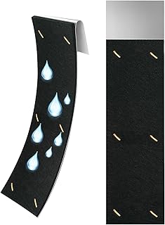 Gutter Noise Dampener - 2 Pieces Adjustable Drip Silencer Insert | Gutter Downspout Noise Reducer for Home, Office, Outdoor, House, Apartment, Balcony, Rainwater Control, Quiet and Easy Installation