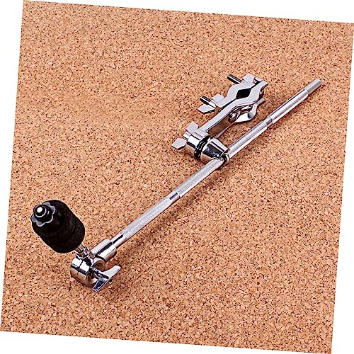 Drum Clamp Extension Holder para partes de percusión Construcción duradera Instalación fácil Reemplazo para hardware de batería Compatible con varias baterías miniatura 2