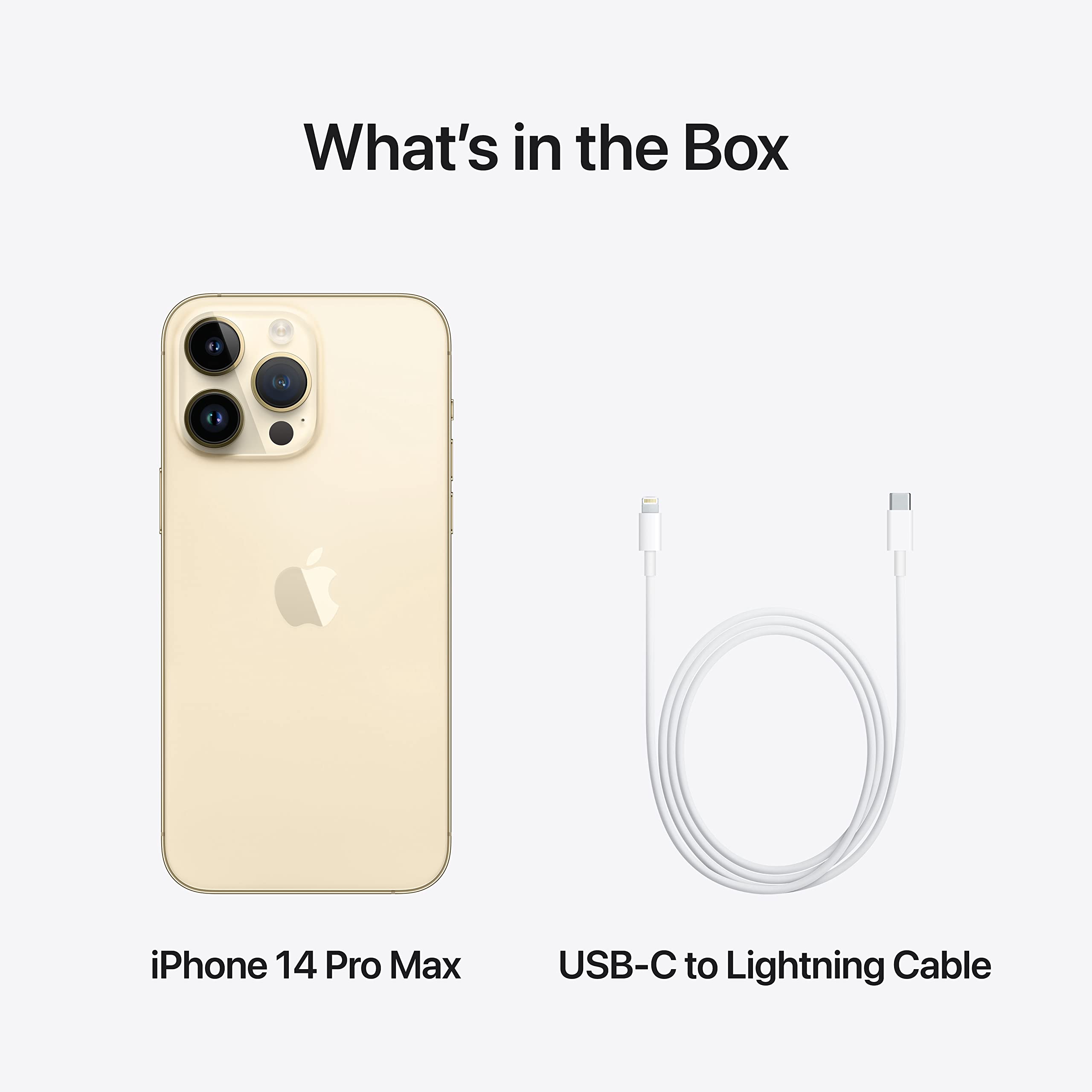 iPhone 14 Pro Max 256GB - Gold - (Renewed): Mobile Phones