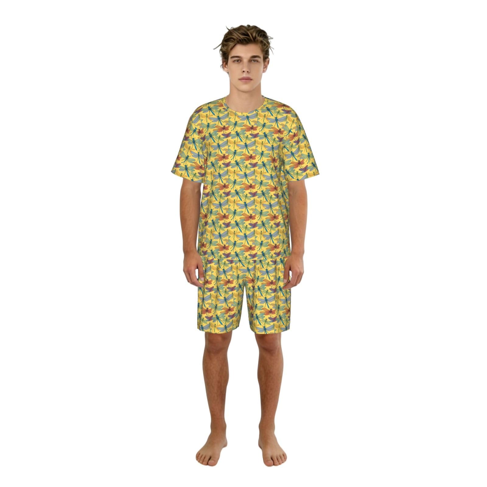 Ensemble pyjama stretch homme imprimé libellule thermorégulateur - 8