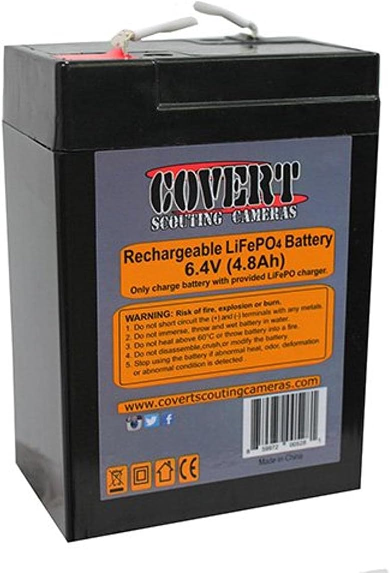 Covert Scouting Cameras 5281 Lifepo4 2000 Cycle Lithium Poly Battery