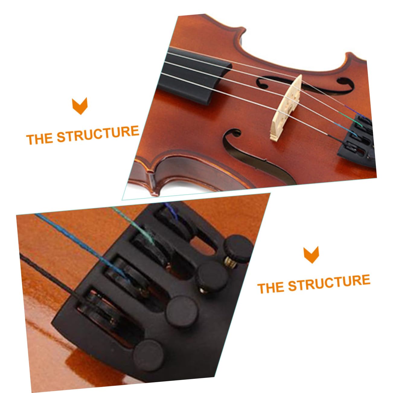 OFFSCH 40piezas Cuerdas Para Violín Cuerdas De Reemplazo De Inoxidable Para Instrumentos Accesorios De Violín