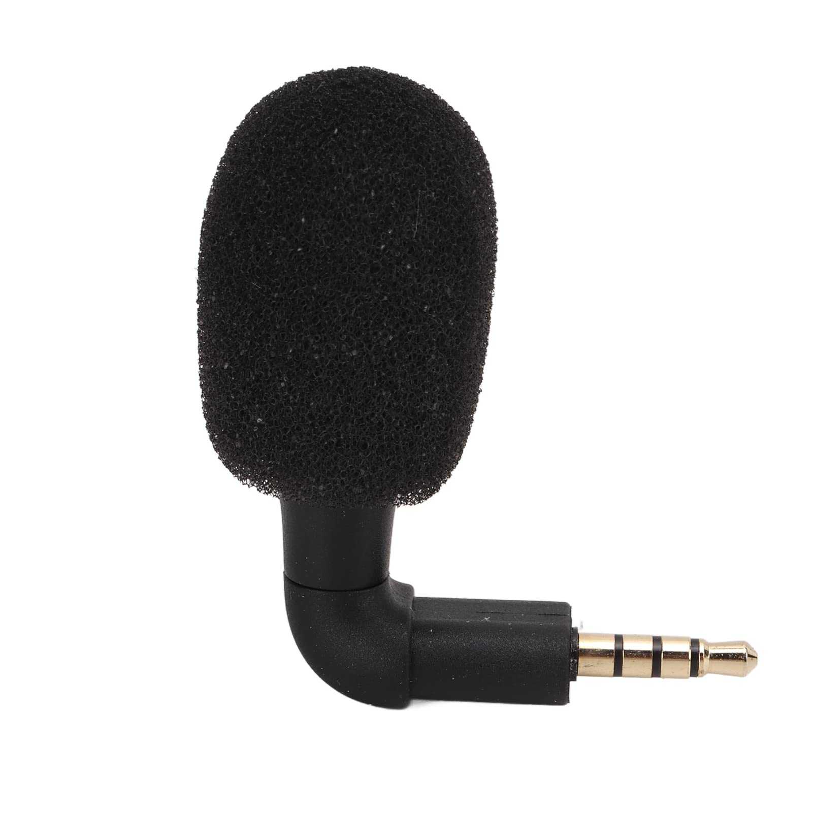 Vbestlife Mini omni kierunkowy mikrofon jack 3,5 mm, przenośny mikrofon audio przestrzenny 360 stopni do smartfona, do czatu głosowego, wideokonferencji