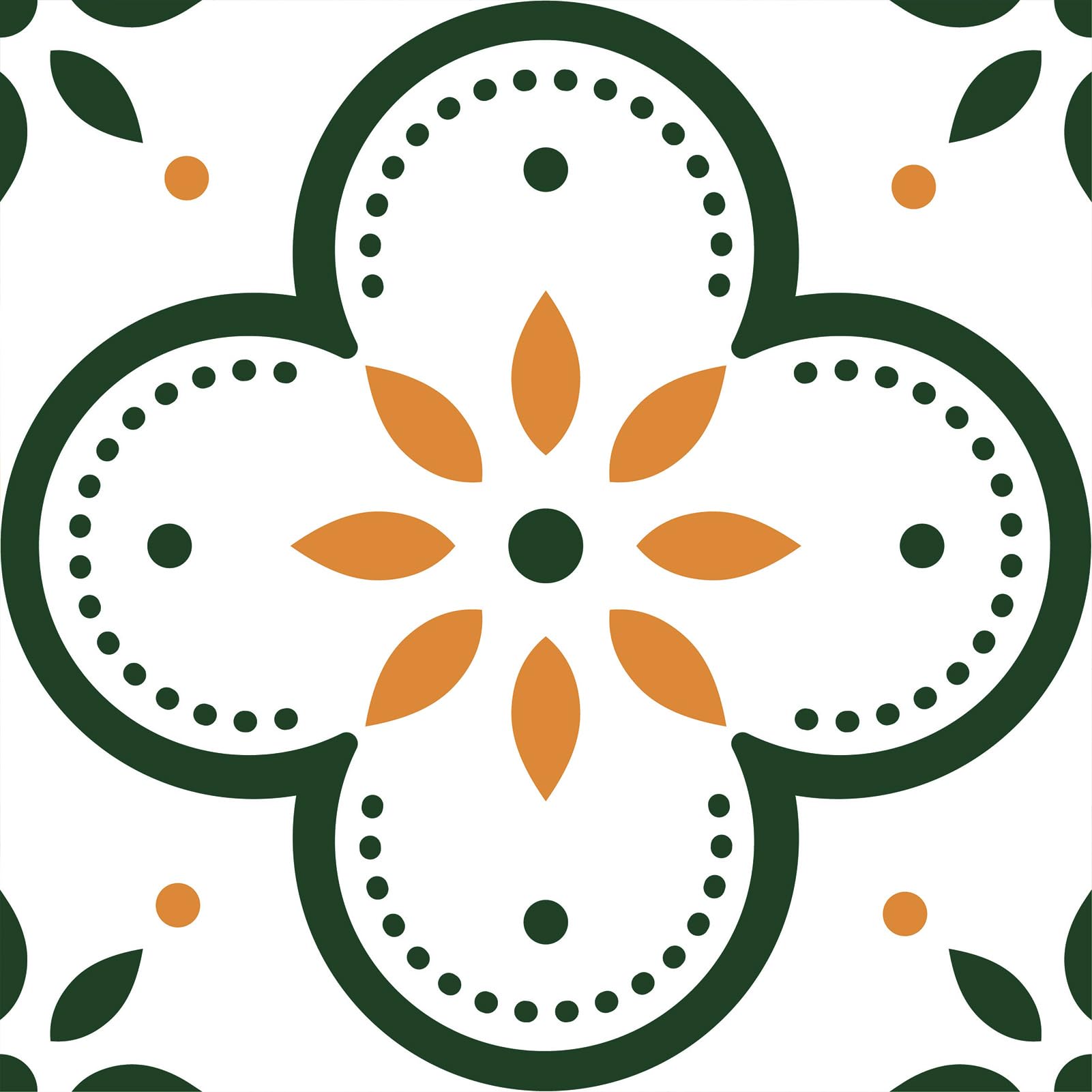 Loriyboe Dark Green & White Collection Peel and Stick Tile Stickers 12 PCS（6X6 in）Set Backsplash Tile Decals Bathroom & Kitchen Vinyl Wall Decals Easy to Apply Just Peel & Stick Home Decor