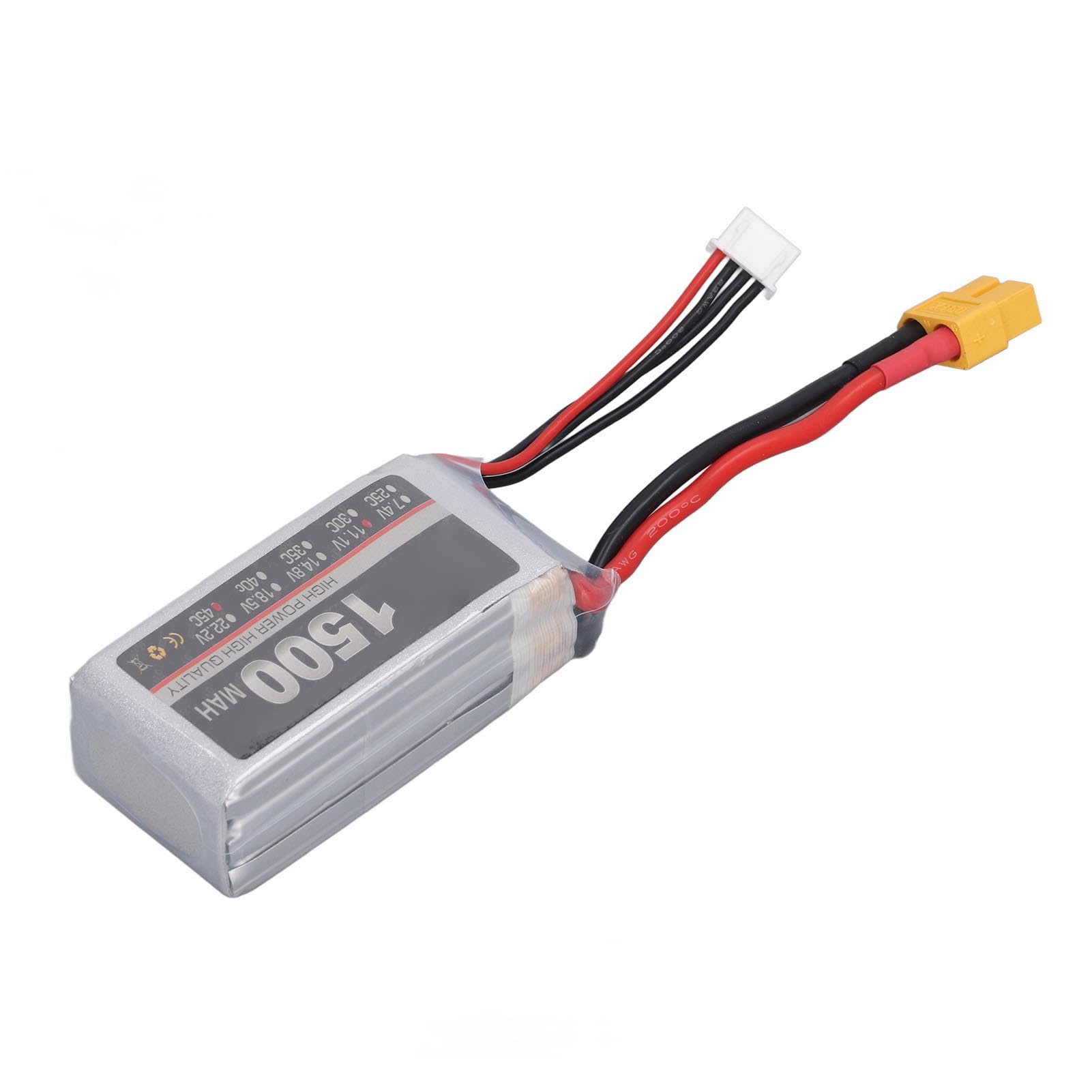 11,1 V 1500 mAh 45C Bateria Lipo Wysoka zasilanie dla Helikoptera Drone RC (XT60)