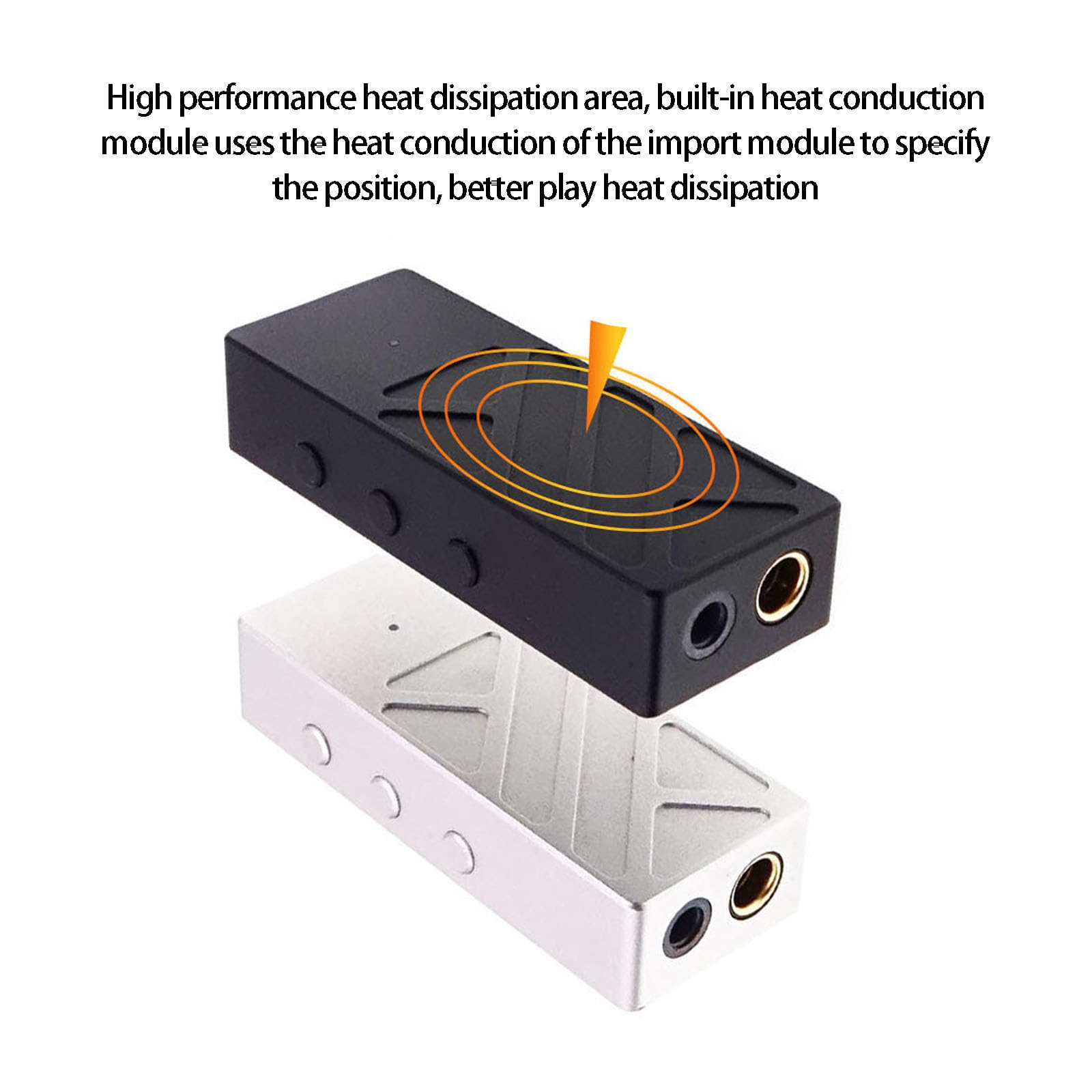 Alta resolución ES9039Q2M - Amplificador de auriculares tipo C con decodificación de música para escucha profesional, 32Ω/600 mW (mayoría) móvil