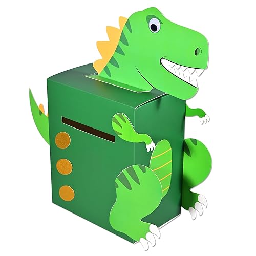 SWIMEE DIY Dinosaur Card Box Craft for Boys Girls Adorable