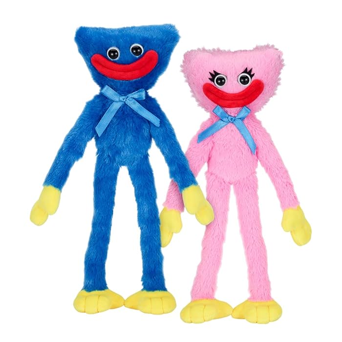 Buy POPPY PLAYTIME Huggy Wuggy & Kissy Missy Smiling Plush Set (Two
