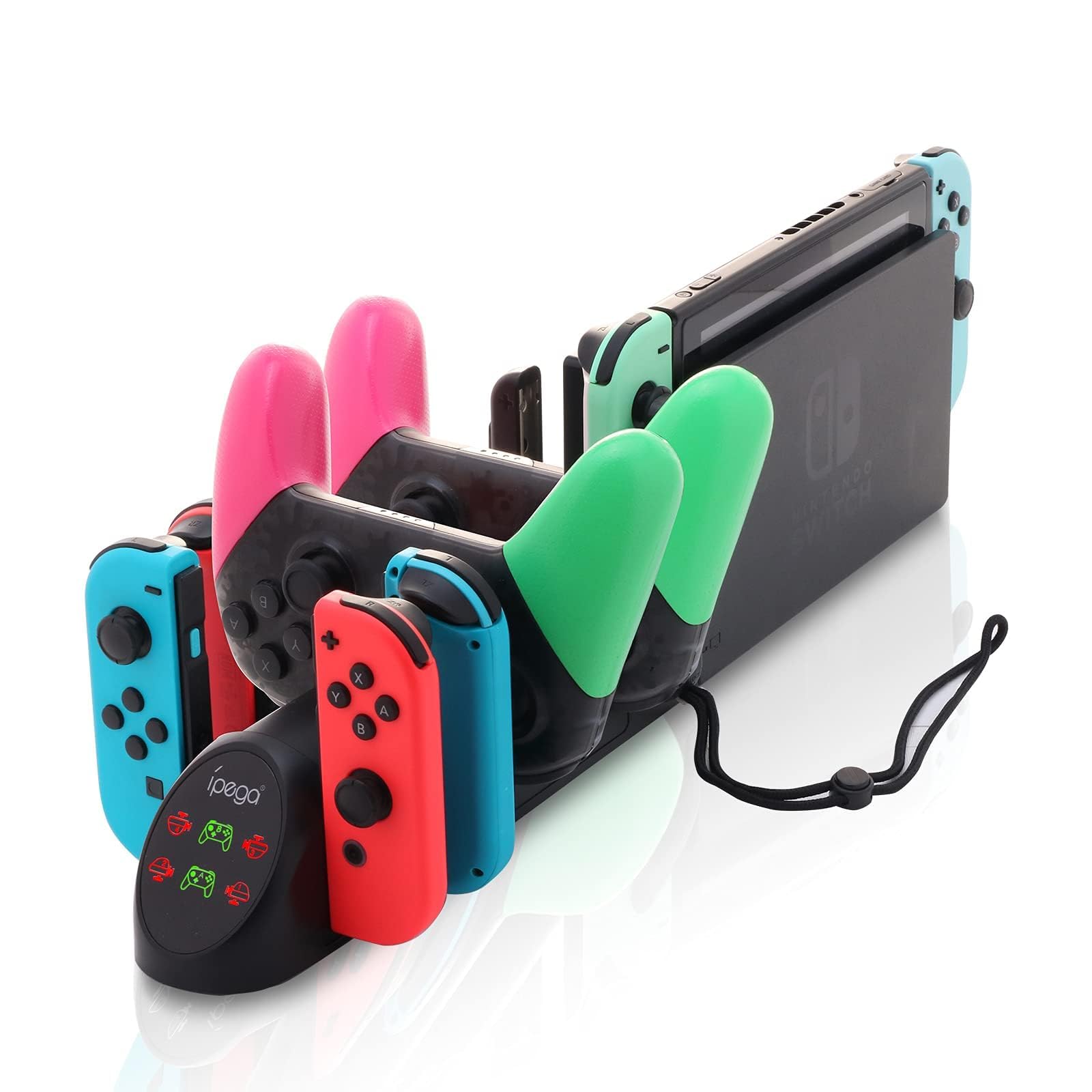 Amazon.co.jp: ECHZOVE Nintendo Switchコントローラー用充電ドック
