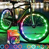 Brightz WheelBrightz Color Changing RGB Bike Lights Kids Bike Wheel Lights for Night Riding Bike Lig