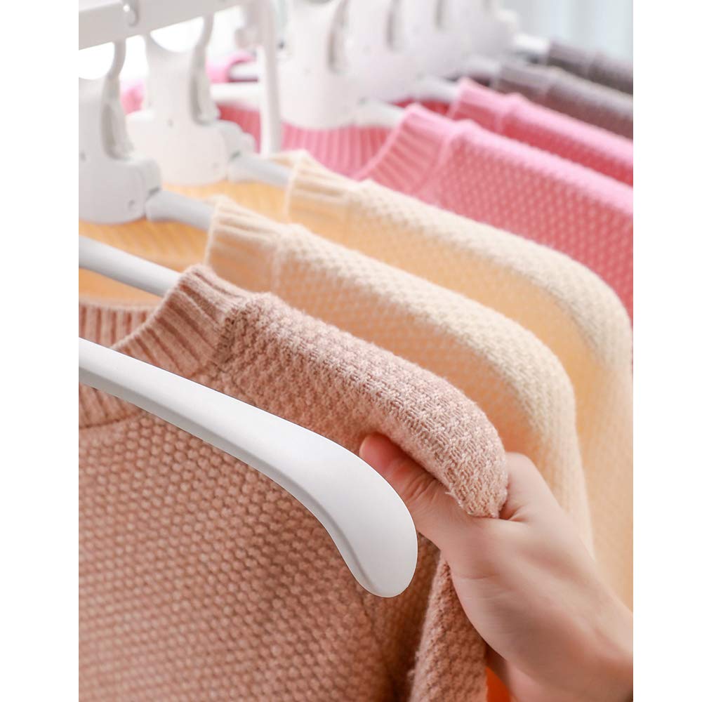 Werded Coat Hanger Space Saving, Multifunction Magic Coat Hanger, 6 in 1 Anti-slip Rotate Metal Hangers Wardrobe Organizer for Scarfs Clothes Towels (Coat Hanger)