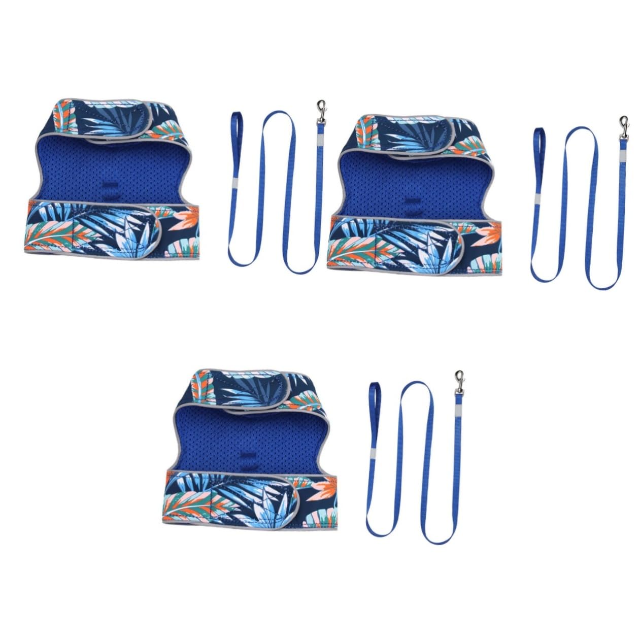 DOITOOL 3sets Pettorina Per Gatti Con Guinzaglio Luminosa e Traspirante Perfetta Per Passeggiate Notturne e Sicurezza Adatta Gattini e Gatti Di Piccola Taglia Scuro