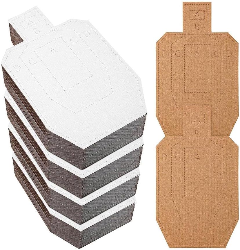 10 Sheets Tactical Cardboard Targets Competition Torso