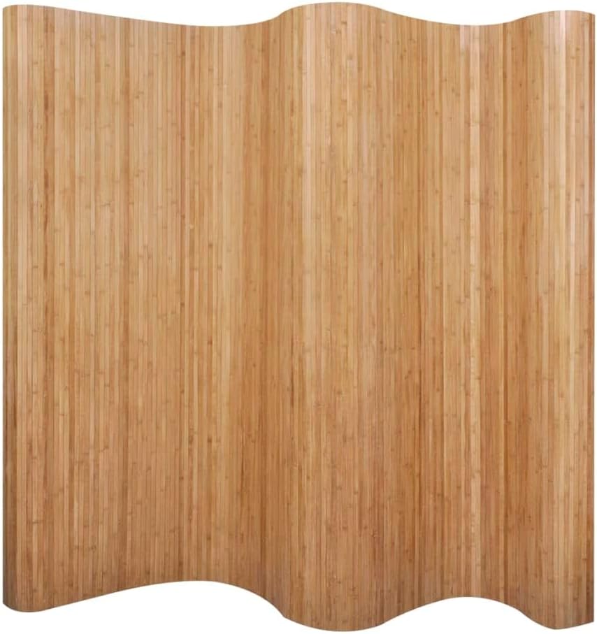 Paravento Murando 5 Pannelli 225x172 Cm - Stampa Bilaterale Su Tela, Marrone, Per Interni Moderni