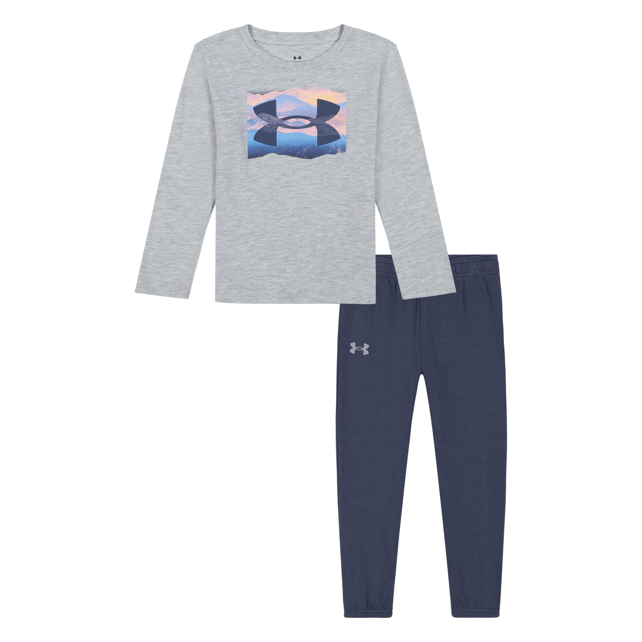 Under Armour Boys' 2-Piece Long Sleeve T-Shirt and Fleece Pants Set, Outdoor Collection