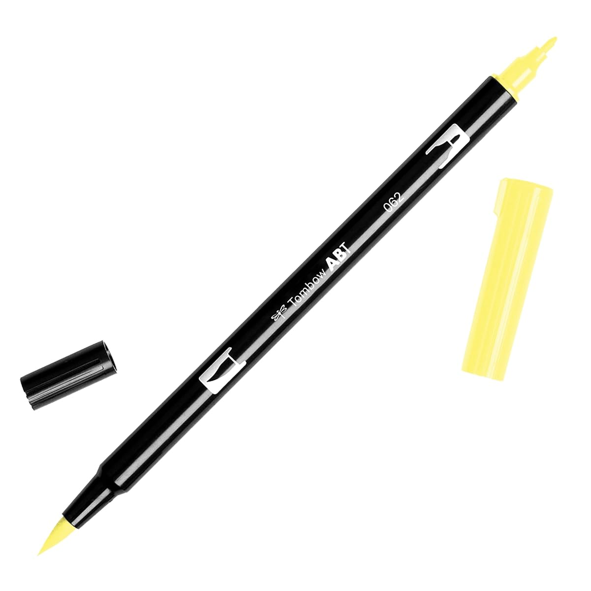 Tombow Dual Brush Pen Art Marker, 062 - Pale Yellow, 1-Pack