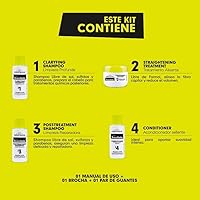 Vista 4 de KIT DE ALISADO BRASILEÑO DE PLACENTA LIFE KERATIMASK con queratina y ácido hialurónico - Tratamiento de queratina - Obtén un cabello perfectamente