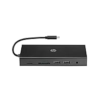 HP Hub Multi porta USB-C da Viaggio, Compatibile con PC dotati di Porta USB
