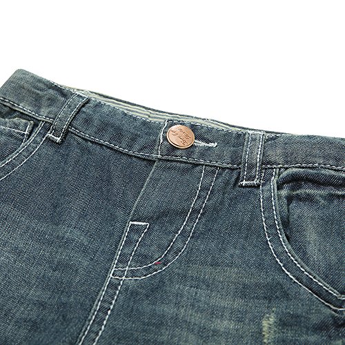 Richie House Girls' Classic Denim Pants Size 9/12M-5 RH19264