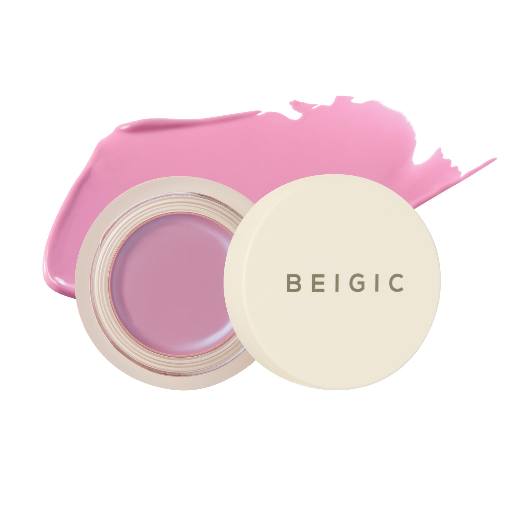 BEIGIC Flush Lip & Cheek Balm - Vegan Buildable & Blendable Multiuse Balm | Natural Flush & Glow | Glowy Blush for Cheeks | Dewy Korean Make Up Cream