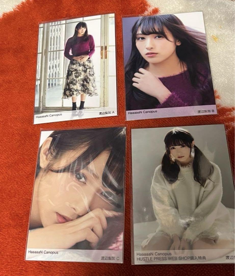 Amazon.co.jp: 欅坂46 渡辺梨加 生写真 4枚コンプ : Toys & Games