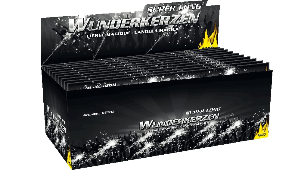 Rocket Model Kit, 500x Wunderkerzen Super Long 30 cm, 31 cm x 12 cm, Big Kid, Little Kid, Indoor, Fantasie, Manuell, Handbetrieben, Sparker, 50x10er-Brief