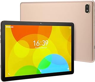 dsheng Tablet, MT6755 Octa Core CPU 10.1 Inch Tablet PC 2.4G 5G WIFI 8GB RAM 128GB ROM IPS HD Touch Screen for Android 11.0 for Calling (Gold)