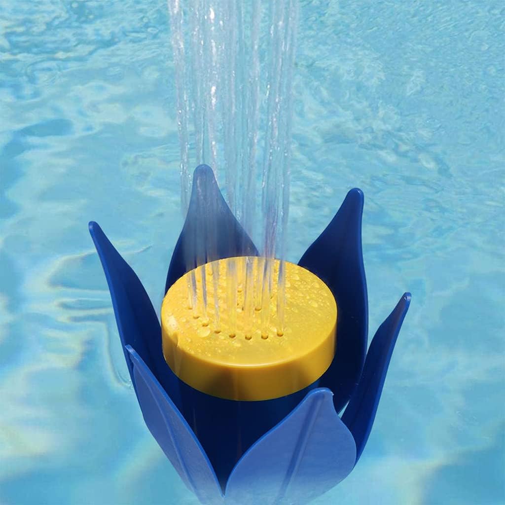 Pool Fountain Jet Adjustable Waterfall Pool Fountain Spray Above & Inground Swimming Pool Waterfall Sprayer Lotus Flower Pond Fountain Nozzle Accessories