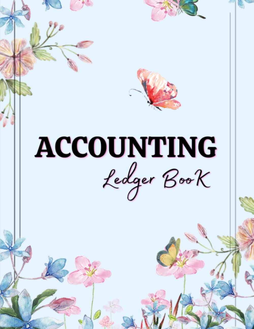 Accounting Ledger Book: Simple Ledger Book for Bookkeeping | Income Expense Account Notebook