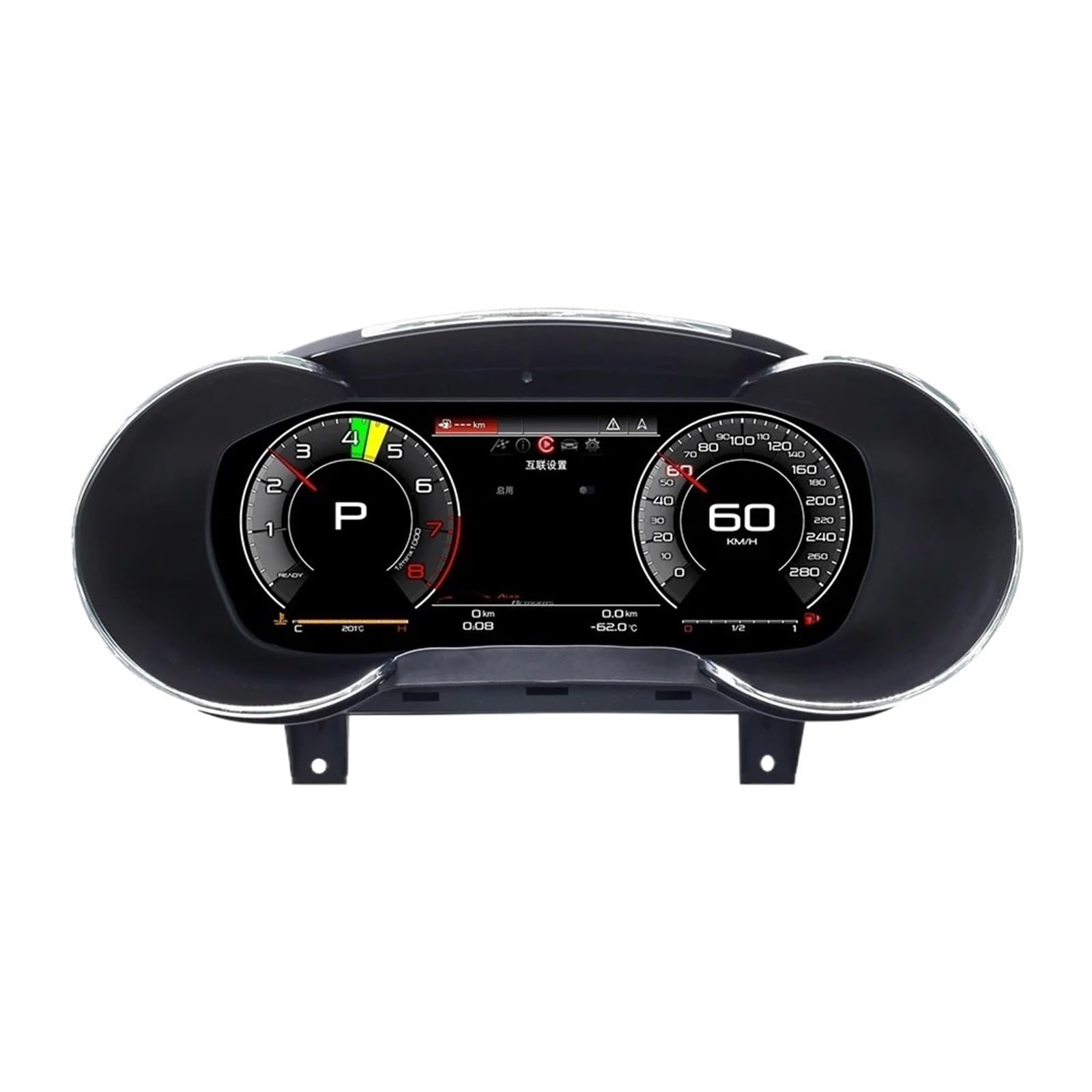 Wyświetlacz Head Up Do A3 2014-2020 Ekran LCD deski rozdzielczej samochodu | Prędkościomierz Wirtualny Kokpit 10.25 "cyfrowy Wyświetlacz LCD Samochodu