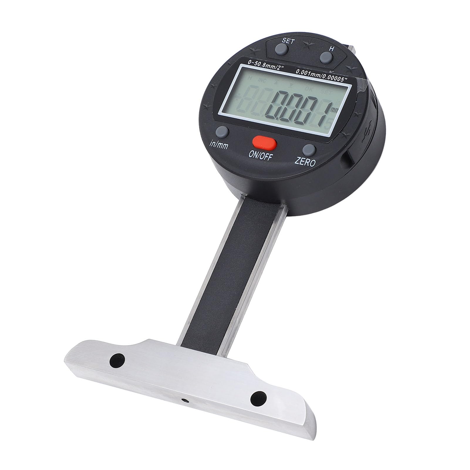 Scartamento elettronico ad alta precisione display digitale mm in unità misuratore di profondità sottile USB 0-50,8 mm Range Versatile Strumento per misurazioni di precisione in