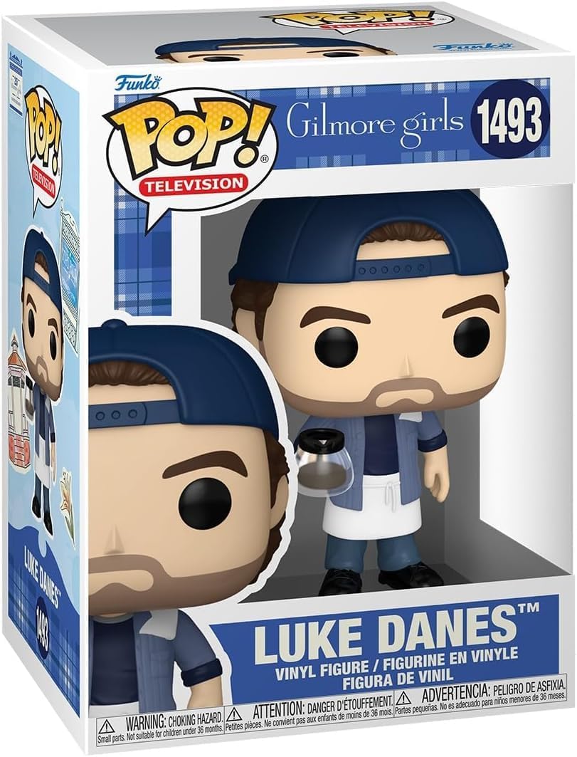 POP TV: Gilmore 25th Anniversary - Luke Danes Funko Vinyl Figure (Bundled with Compatible Box Protector Case), Multicolored, 3.75 inches