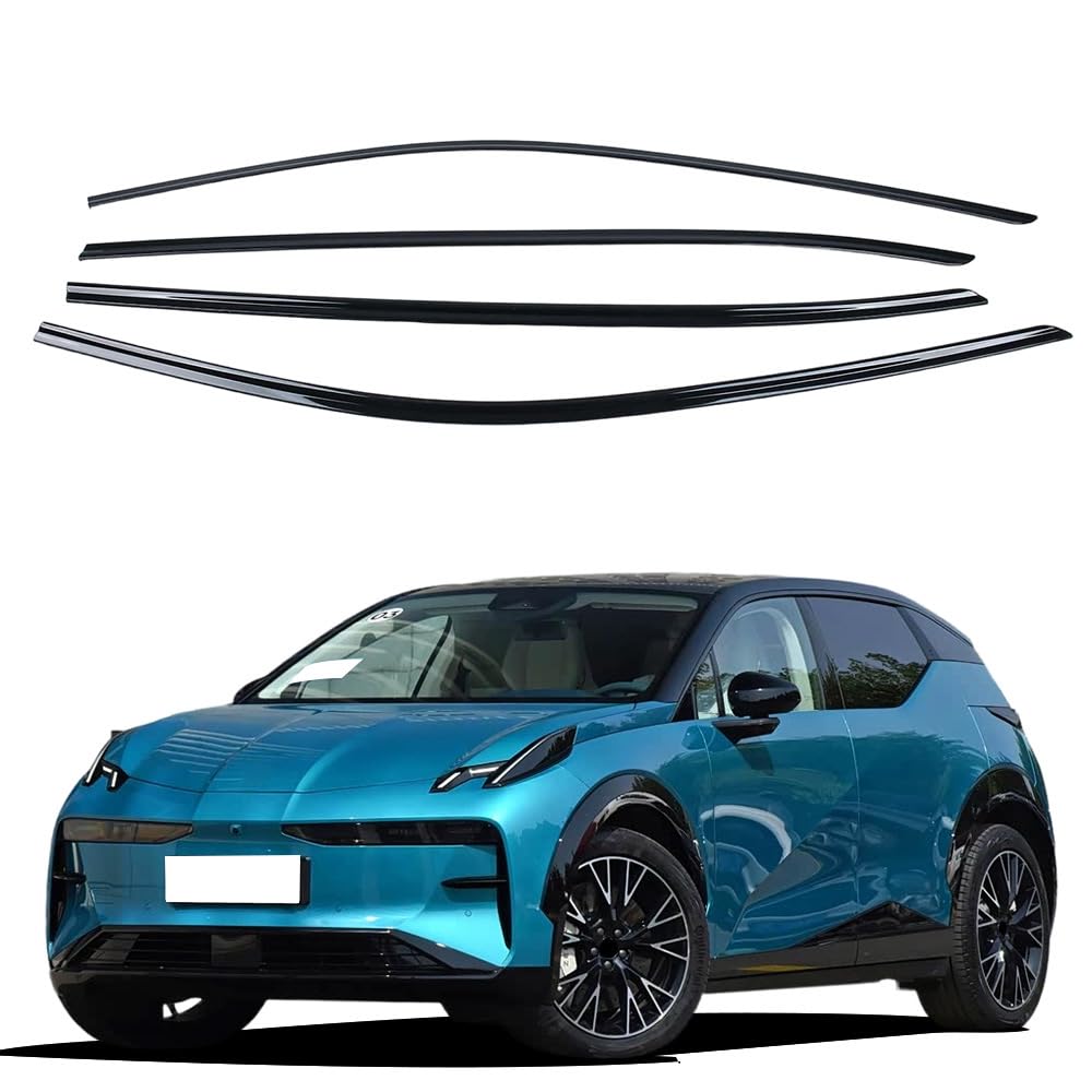 nwsplmy Wind Deflectors for Zeekr X 23, Rain Guards Window Visors, 4-Piece, Protects Against Fading & Cracks