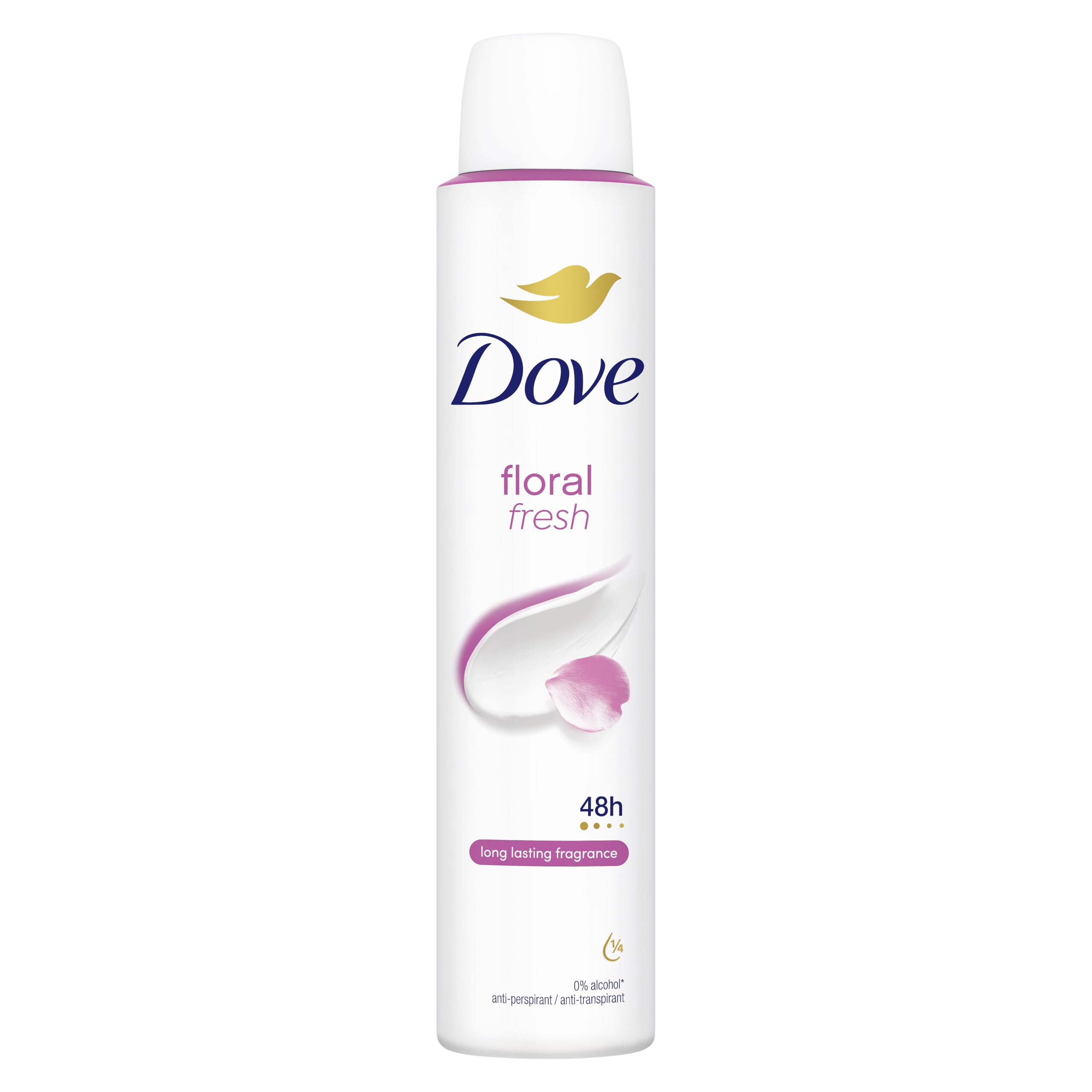 Dove Floral 'Antiperspirant' 48H Sweat Protection Deo 200ml, 6 Pack in White