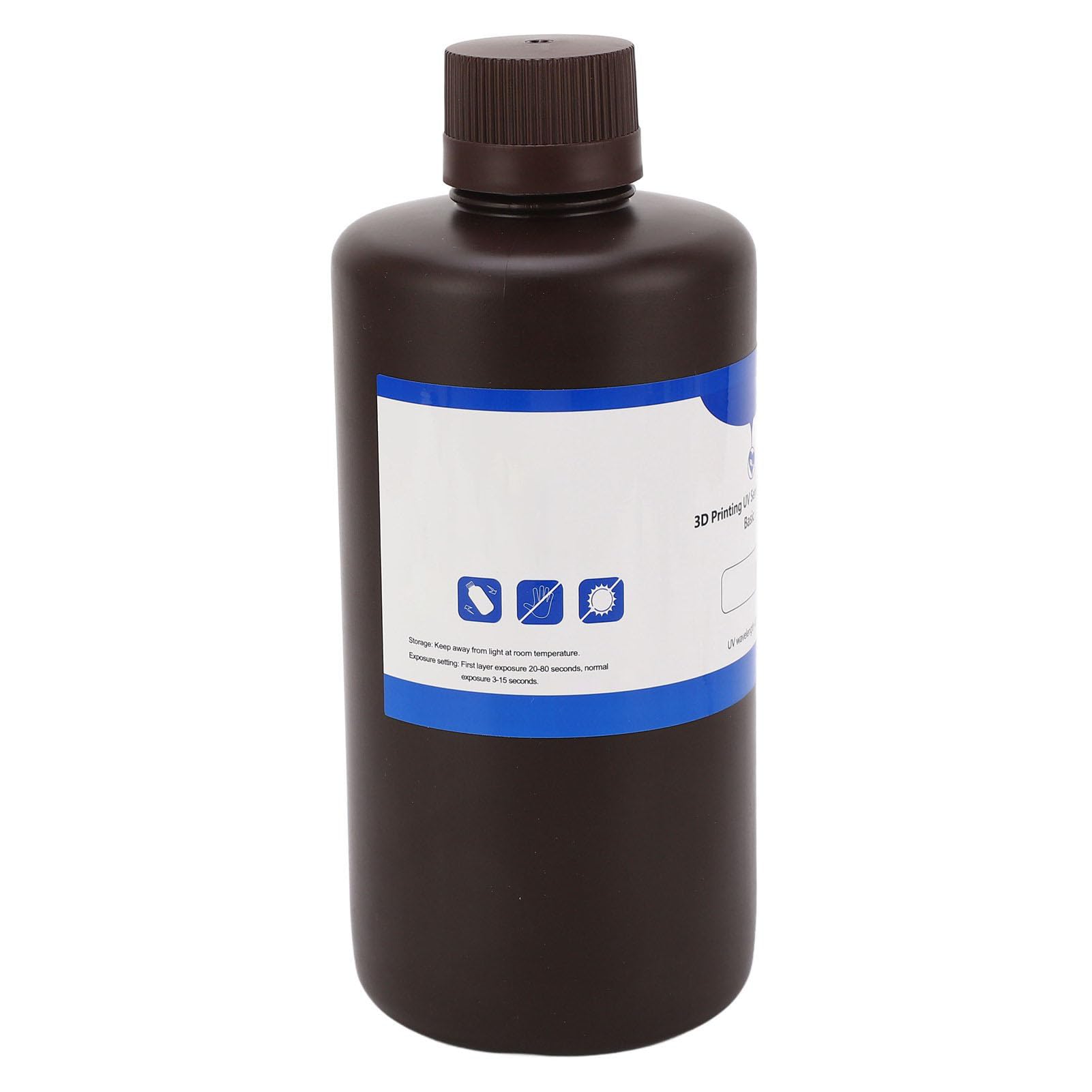 Alvinlite Resina para Impresora 3D Resina De Curado Rápido De Alta Tenacidad Fotopolímero para Impresora 3D Resina De Curado UV para Impresión LCD 3D 405 NM 2.2 LB Resina De Fotopolímero 3D(Negro)