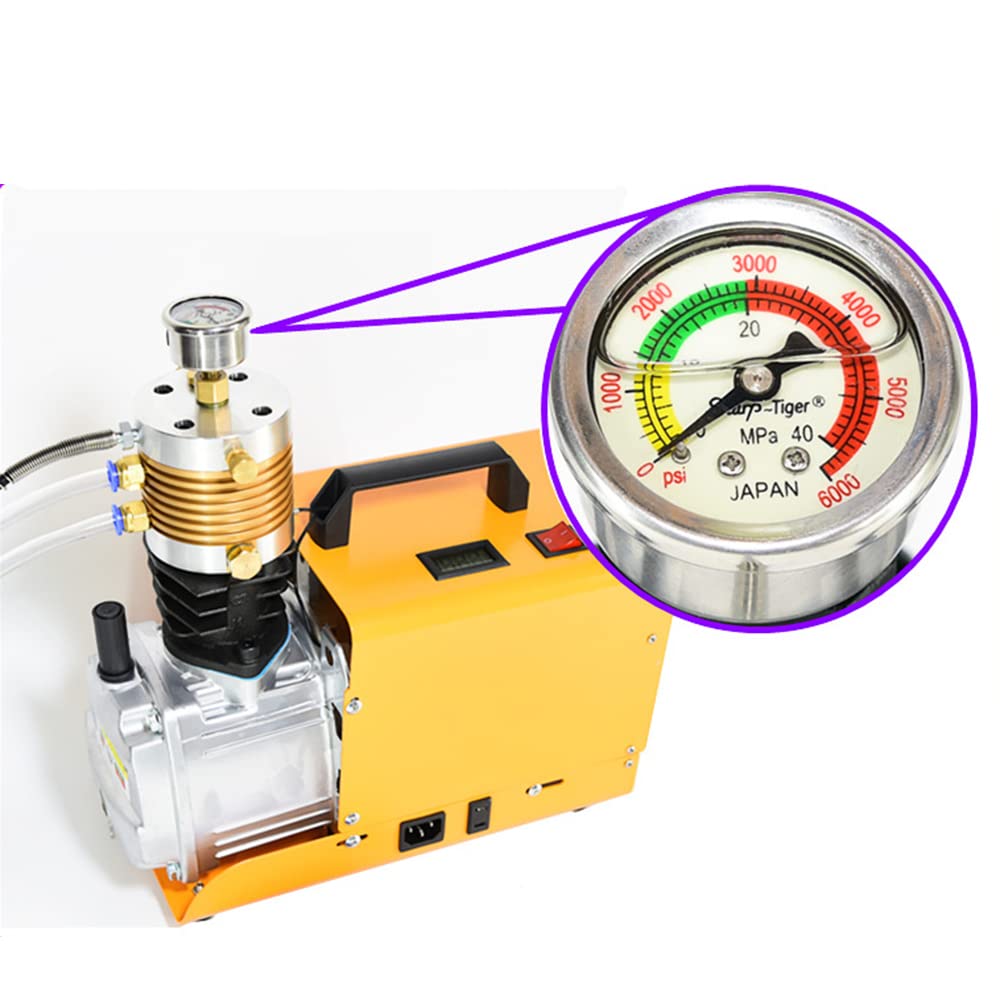 Sprężarka powietrza PCP 300 barów, 1800 W, PCP, wysokociśnieniowa pompa powietrza, sprężarka, pompa głębinowa z regulatorem temperatury