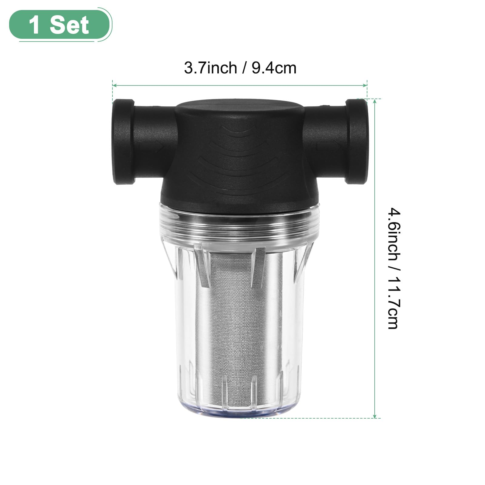 M METERXITY Water Pump Strainer with 250 Mesh Stainless Steel Filter Screen - Image 3