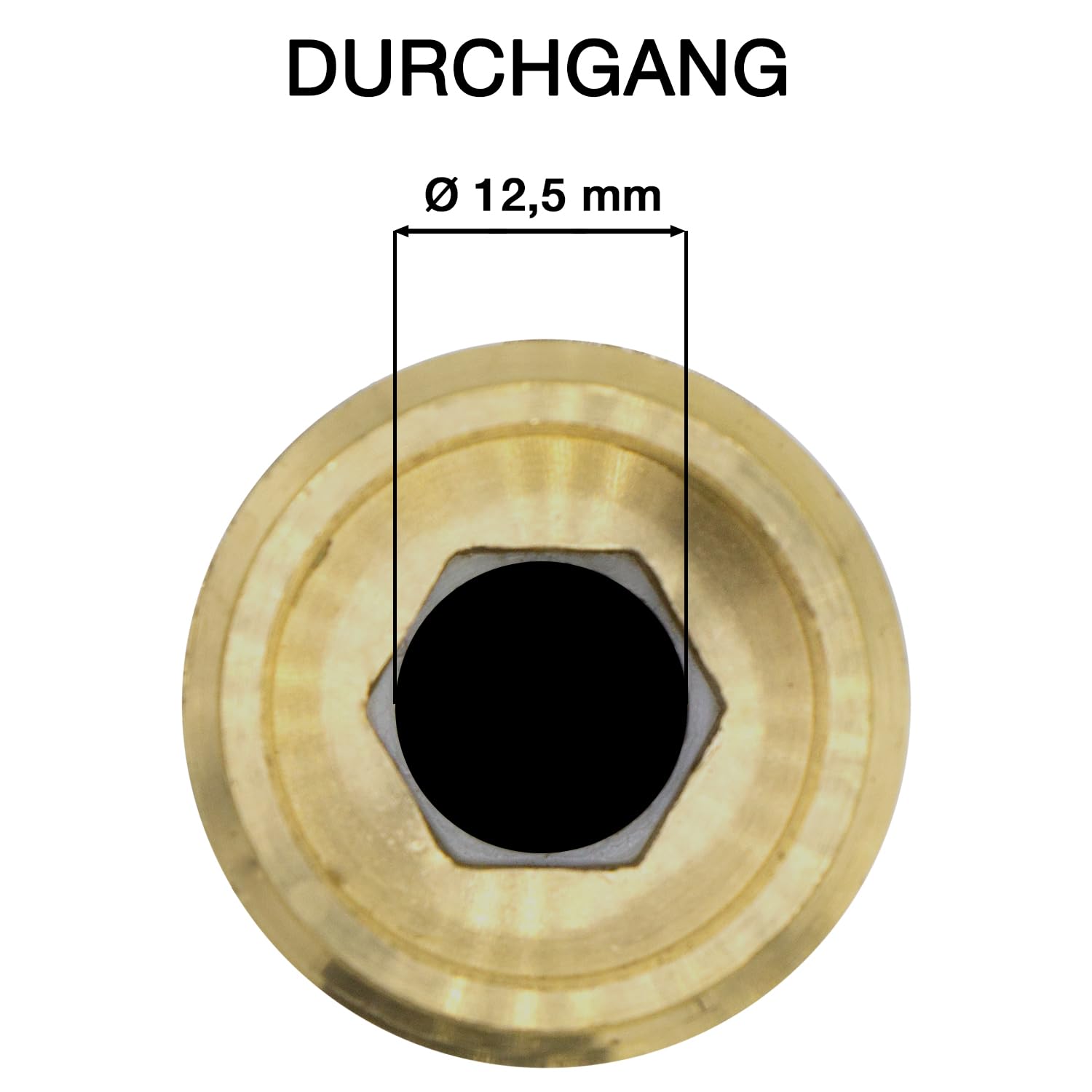 VARIOSAN Distributeur d'eau 3 voies 16614, 1", laiton, 3 robinets à boisseau sphérique