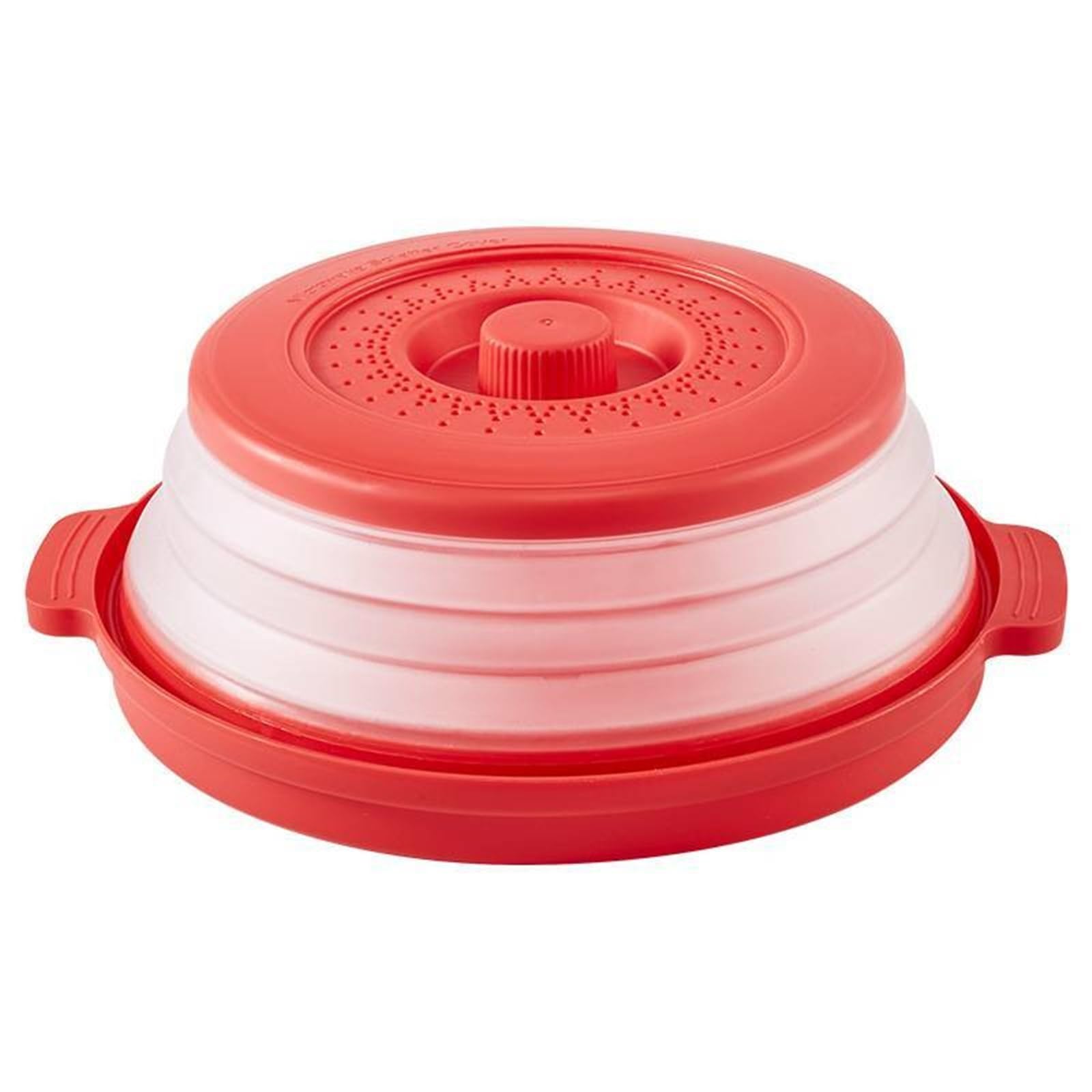 Microwave Food Splatter Cover Foldable Multifunction Splash Collapsible Guard Kitchen Gadget Colander for Meal Steaming Tray(BLUE-1)(BLUE-1)
