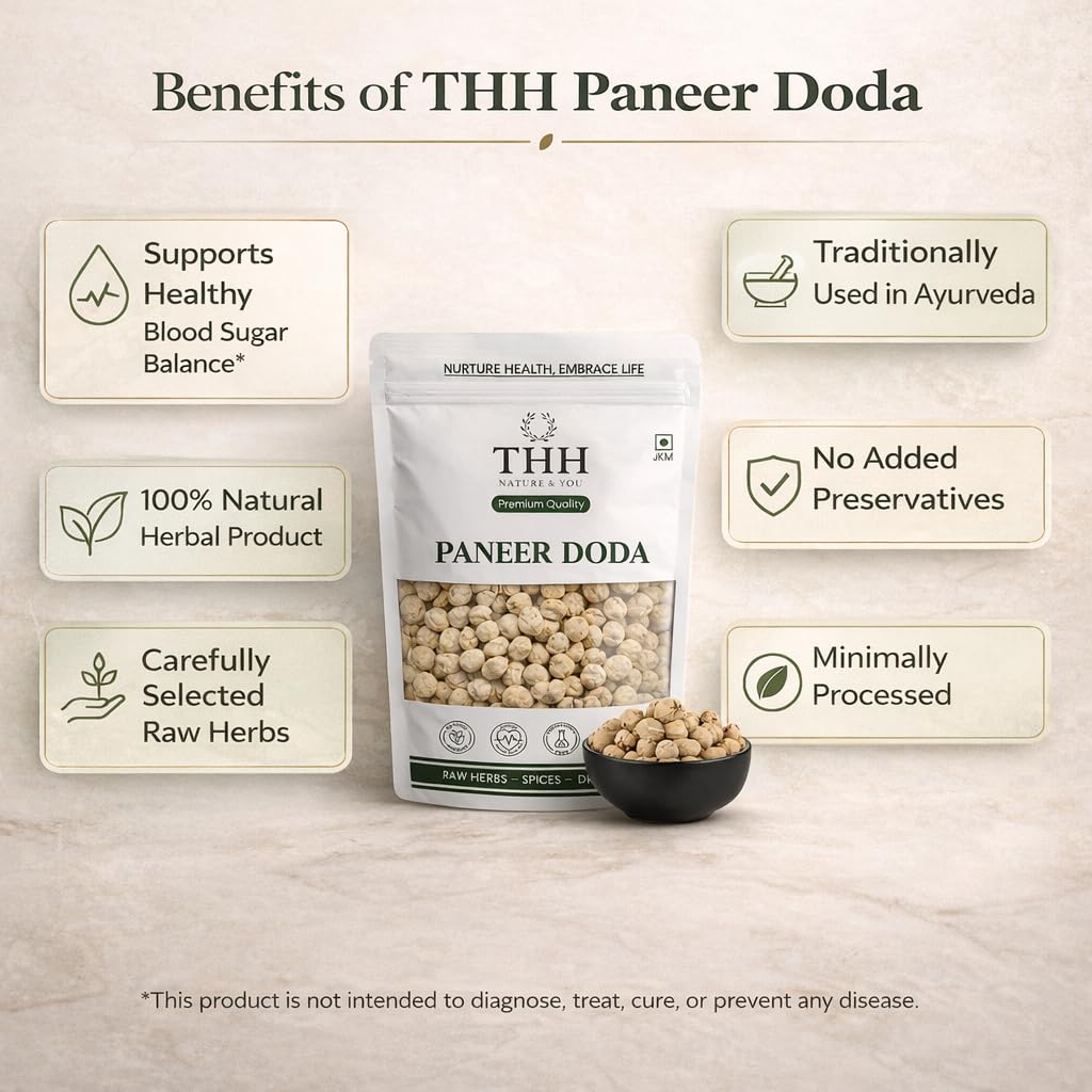 THH Paneer Doda Phool for Diabetes (350g) | Dodi (Flower) | Natural Paneer ke Phool
