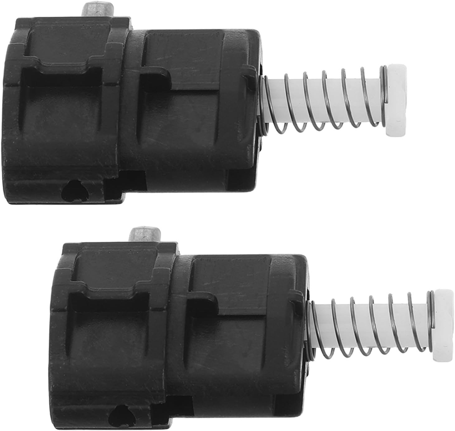 2pcs Luggage Telescopic Repair Locking Clip Parts Black Pvc Accessory