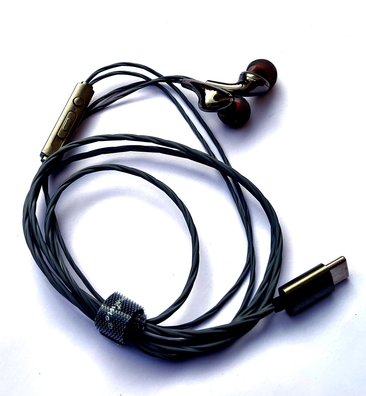 MARSHLAND Type C Headphones Unique Earbuds Design Type C Wired Earphones HD Mic Powerful Audio Volume Control Comfort Fit Type C Pin Support All Type of Mobile Phones-image-27