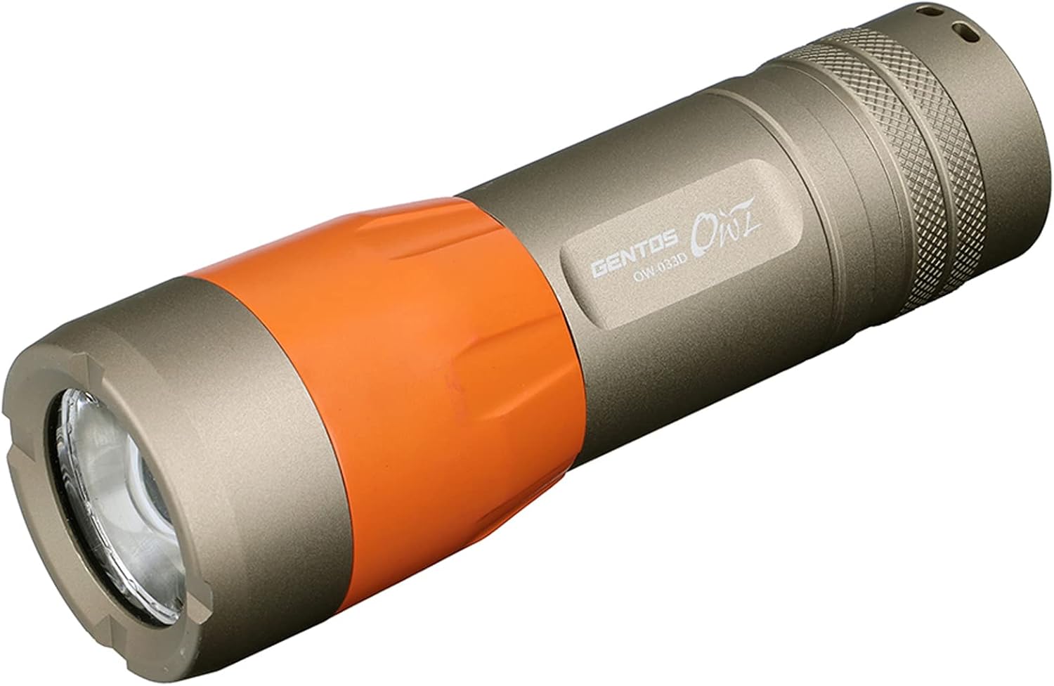 GENTOS OW-033D LED Flashlight, 550 Lumens Brightness, 8 Hours of Practical Lighting, Dust Resistant, Water Resistant, 3.2 ft (1 m) Waterproof, 3 AA Batteries Used, Owl